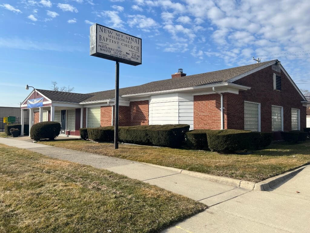 New Mt. Sinai Missionary Baptist Church - 19205 Wyoming Ave, Detroit, Michigan 48221 | Real Estate Professional Services