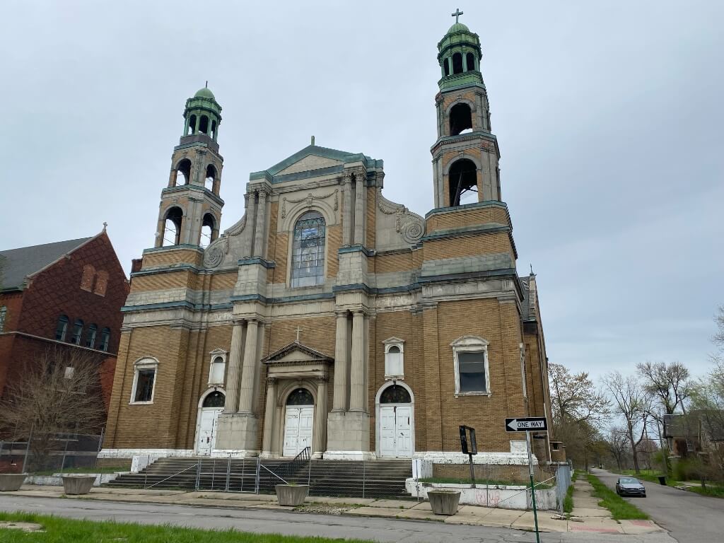 Former Church Building, Rectory, and Parking Lot - 5818 Dubois St @ Medbury St, Detroit, Michigan 48211 | Real Estate Professional Services